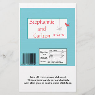 Prospectus 14 Cm X 21,6 Cm Chic Origami Oiseaux Mariage Gros Enveloppeur De B