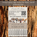 Prospectus 14 Cm X 21,6 Cm Chien à chier Walker Sitter QR Code Tourner modern<br><div class="desc">Je peux imaginer à quel point il est compétitif dans le monde de la marche ou de l'assis. Cela rend d'autant plus important d'avoir une marque professionnelle et de marketing. Mes dépliants sont parfaits pour les marcheurs de chiens, les gardiens de chiens, les services pour animaux de compagnie, les entraîneurs...</div>
