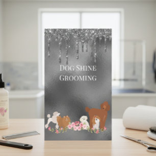 Prospectus 14 Cm X 21,6 Cm Chien Animaux de compagnie Grooming assis Parties 