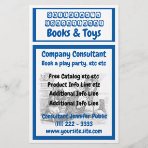 Prospectus 14 Cm X 21,6 Cm Circulaire d'affaires pour enfants