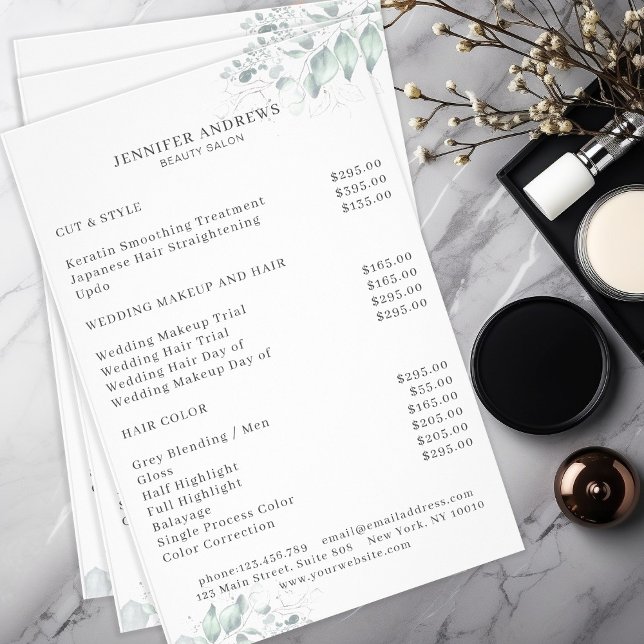 Prospectus 14 Cm X 21,6 Cm Circulaire moderne, verte (Créateur téléchargé)