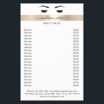 Prospectus 14 Cm X 21,6 Cm Circulaire Wimpern Augenbrauen<br><div class="desc">Personalisierbare Flyer mit Wimpern & Augenbraue Illustration mit Gold Streifen. Perfekt für Wimpern & Makeup Artisten,  Friseure und Kosmetiker. Editiere dein Produkt in Minuten in dem Du deine Daten hinzu fügst. Über "weiteres personalisieren" kannst Du die Schriftart/Farbe/Position verändern.</div>
