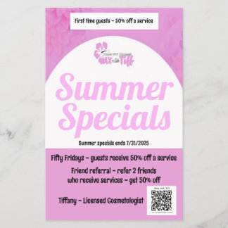 Prospectus 14 Cm X 21,6 Cm Cire avec tiff Flyer