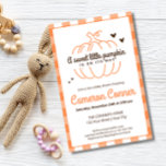 Prospectus 14 Cm X 21,6 Cm CITROUILLE BUDGET Genre Neutre Douche Invitation<br><div class="desc">Fêtez l'arrivée prochaine d'un doux petit citrouille avec ce baby shower charmant et neutre pour les femmes ! Doté d'un simple citrouille orange avec coeur et texte brun foncé, dressé contre un arrière - plan motif orange et blanc, ce thème inspiré de l'automne est parfait pour accueillir un bébé, qu'il...</div>