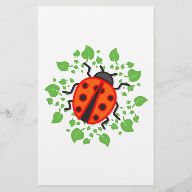 Prospectus 14 Cm X 21,6 Cm coccinelle rouge (Devant)