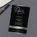 Prospectus 14 Cm X 21,6 Cm Coiffeur styliste argent typographie cheveux cisea<br><div class="desc">Un carte de visite moderne de luxe avec ciseaux argentés et typographie moderne de luxe, idéal pour coiffeur, salon de coiffure, extensions cheveux, perruques... . Si vous voulez customiser le texte "CHEVEUX" s'il vous plaît contactez-moi. Les parties métallisées sont simulées par le design. Il n'y aura pas de métal sur...</div>