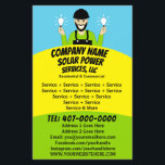 Prospectus 14 Cm X 21,6 Cm Compagnie des services d'ampoule solaire<br><div class="desc">Personnalisez et customisez ce design affichette de porte professionnel solaire attrayant (lavage d'énergie) pour répondre aux besoins de votre entreprise/entreprise. Ce modèle solaire affiche l'image du technicien de service du panneau solaire qui tient des ampoules. Ajoutez votre logo pour une image de marque plus efficace. Customisez l'offre de coupon à...</div>