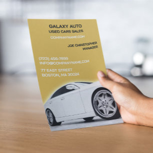 Prospectus 14 Cm X 21,6 Cm Concessionnaire De Voitures D'Occasion Flyers