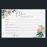 Prospectus 14 Cm X 21,6 Cm Conseil floral pour la mariée d'être des cartes<br><div class="desc">Magnifique carte de conseil floral pour la mariée à être. Pour une personnalisation plus avancée de cette conception,  par exemple la modification de la disposition,  de la police ou de la taille du texte,  cliquez sur le bouton "PERSONNALISER" ci-dessus. Veuillez me contacter pour toute question !</div>