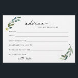 Prospectus 14 Cm X 21,6 Cm Conseils de filiation pour la mariée à être cartes<br><div class="desc">Magnifique carte de conseil pour le feuillage pour la mariée à être. Pour une personnalisation plus avancée de cette conception,  par exemple la modification de la disposition,  de la police ou de la taille du texte,  cliquez sur le bouton "PERSONNALISER" ci-dessus. Veuillez me contacter pour toute question !</div>
