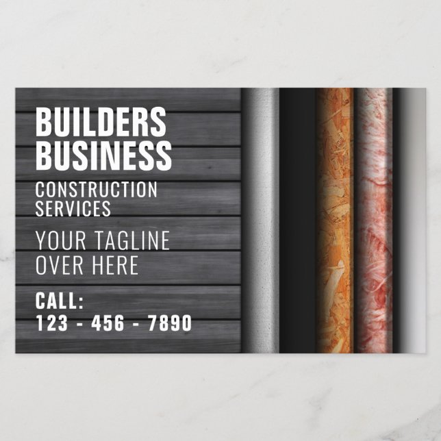 Prospectus 14 Cm X 21,6 Cm Construction des couches murales (Devant)