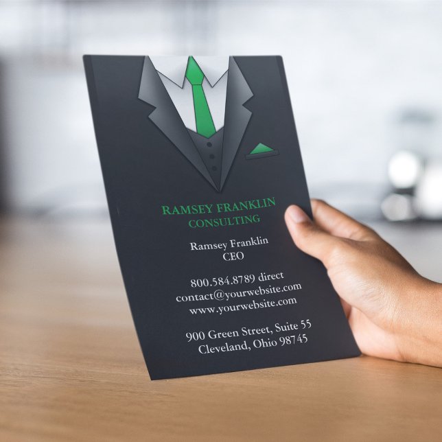 Prospectus 14 Cm X 21,6 Cm Costume d'homme d'affaires (Créateur téléchargé)