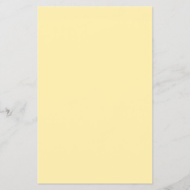 Prospectus 14 Cm X 21,6 Cm Couleur solide crème au beurre (Devant)