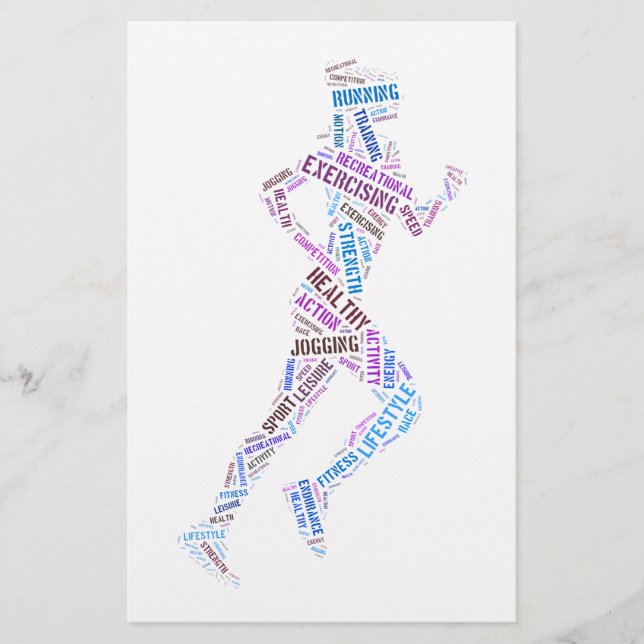 Prospectus 14 Cm X 21,6 Cm Coureur (Devant)