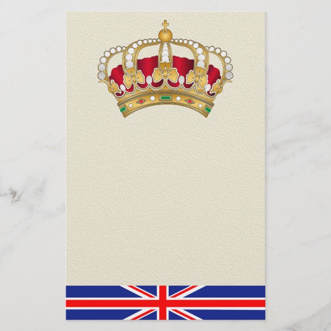 Prospectus 14 Cm X 21,6 Cm Couronne (Devant)