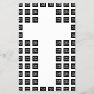 Prospectus 14 Cm X 21,6 Cm Créer un Motif croisé avec n'importe quel logo ou 