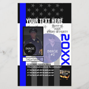 Prospectus 14 Cm X 21,6 Cm Créez votre propre avec 3 images et 9 lignes de te