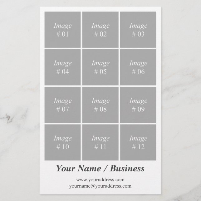 Prospectus 14 Cm X 21,6 Cm Créez votre propre circulaire de calendrier 2022 (Dos)