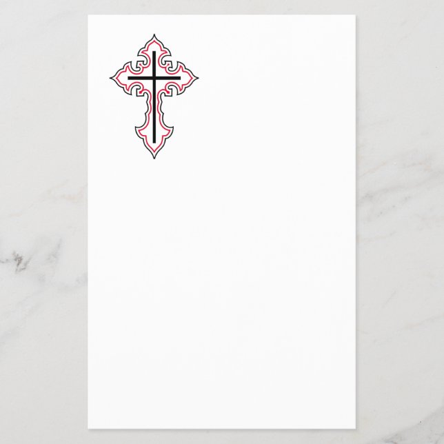 Prospectus 14 Cm X 21,6 Cm Croix chrétienne (Devant)