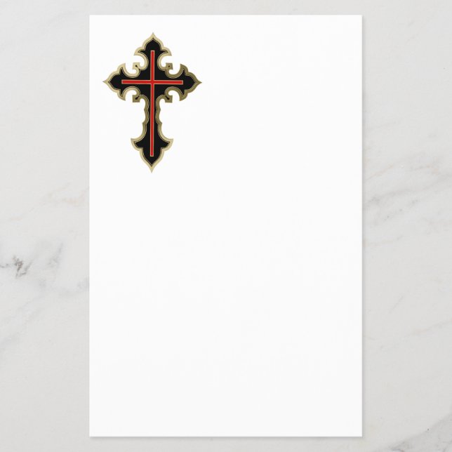 Prospectus 14 Cm X 21,6 Cm Croix chrétienne (Devant)
