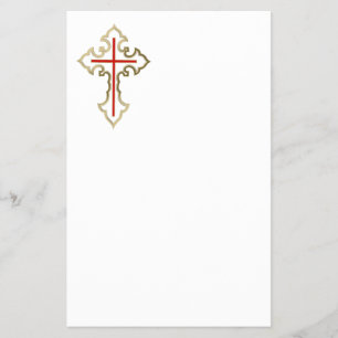 Prospectus 14 Cm X 21,6 Cm Croix chrétienne