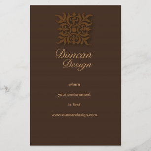 Prospectus 14 Cm X 21,6 Cm Dépliant-Motif