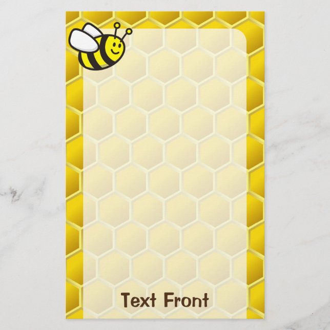 Prospectus 14 Cm X 21,6 Cm Dessin sur les abeilles (Devant)