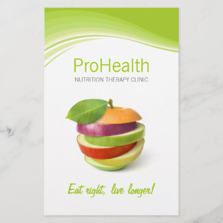Prospectus 14 Cm X 21,6 Cm Diététiste / Nutritionniste / Entraîneur personnel