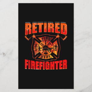 Prospectus 14 Cm X 21,6 Cm Drapeau américain pompier Red Line US Firefighter