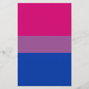 Prospectus 14 Cm X 21,6 Cm Drapeau de fierté bisexuel