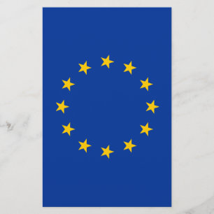 Prospectus 14 Cm X 21,6 Cm Drapeau de l'Union européenne UE