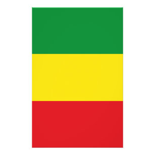 Prospectus 14 Cm X 21,6 Cm Drapeau rastafarien Rasta Ethiopie