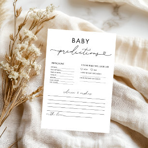 Prospectus 14 Cm X 21,6 Cm Elegant Conseils et Prédictions Jeux de Baby showe