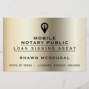 Prospectus 14 Cm X 21,6 Cm Élégant dépliant métallisé faux