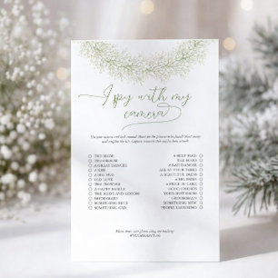 Prospectus 14 Cm X 21,6 Cm Élégant espion avec caméra Flyer de jeu de douche 