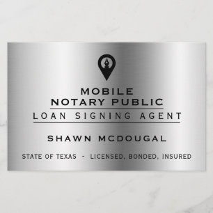 Prospectus 14 Cm X 21,6 Cm Élégant faux métallique