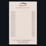 Prospectus 14 Cm X 21,6 Cm Élégant minimal Augenbrauen<br><div class="desc">Personalisierbarer Flyer mit Augenbraue Illustration.Perfekt für Augenbrauen & Makeup Artisten,  Friseure und Kosmetiker. Editiere dein Produkt in Minuten in dem Du deine Daten hinzu fügst. Über "weiteres personalisieren" kannst Du die Schriftart/Farbe/Position verändern.</div>