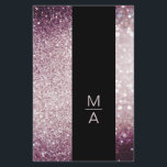 Prospectus 14 Cm X 21,6 Cm Élégant Monogramme Silber Lila<br><div class="desc">Ein elegantes und raffiniertes Design mit einem digitalen Bild aus Silber-Lila-Parties scintillant. Achtung : Bei der Herstellung wird keine echte Folie verwendet,  sondern nur die Farbe gründlich aufgedruckt. Füge deine Daten,  Logo,  Firmendetails und Bilder à Minuten hinzu.</div>