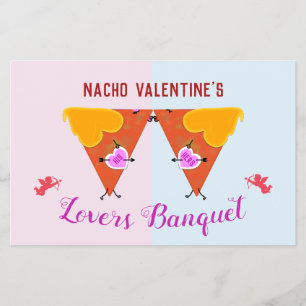 Prospectus 14 Cm X 21,6 Cm Événement de la Saint-Valentin Nacho embrassant