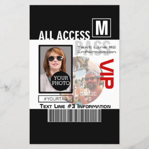 Prospectus 14 Cm X 21,6 Cm Faites votre propre VIP Pass 8 façons de personnal