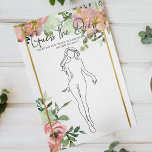 Prospectus 14 Cm X 21,6 Cm Fête des mariées Jeu Eggshell Blush Guess Dress<br><div class="desc">Devinez le jeu de douche nuptiale habillée. Donnez à chaque invité une carte et demandez-lui de deviner dessiner ce qu'ils pensent que la future mariée portera le jour de son mariage. Aquarelle douce Coquille d'odeur et Flore floue. Recoordonner. Les articles correspondants pour compléter votre collection d'événements sont disponibles dans notre...</div>