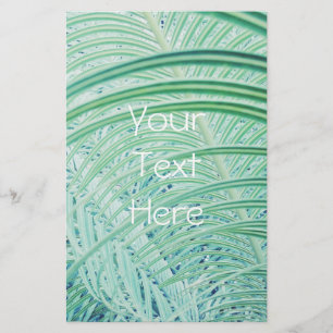 Prospectus 14 Cm X 21,6 Cm Feuille de palmier de plante verte douce