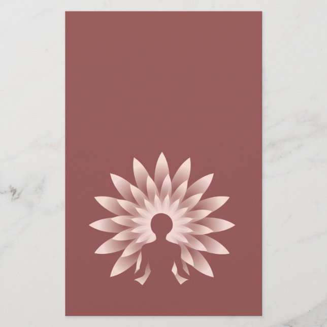 Prospectus 14 Cm X 21,6 Cm Fille de yoga (Devant)