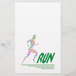 Prospectus 14 Cm X 21,6 Cm Fille en train de courir