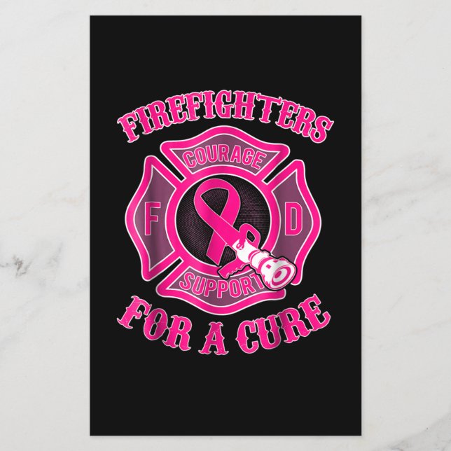 Prospectus 14 Cm X 21,6 Cm Firefighter | Firefighter for A Cure (Devant)