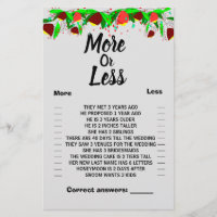 Fleurs plus ou moins Couples, Jeu de douche Flyer