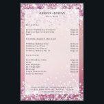 Prospectus 14 Cm X 21,6 Cm Flyer<br><div class="desc">Modern,   glitter,  salon,  price list flyer. Edit your product in a few minutes by adding your data. You can change the font/color/position by "further personalization".</div>