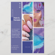 Flyer 14 cm x 21,6 cm Beauté & Nail art