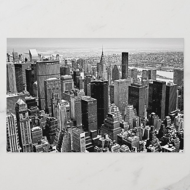 Prospectus 14 Cm X 21,6 Cm Flyer New York (Devant)