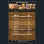 Prospectus 14 Cm X 21,6 Cm Flyer rustical<br><div class="desc">Des flyers en conception rustique,  bien adaptés aux restaurants,  aux services de restauration. Éditez votre produit,  téléchargez trois photos de votre choix et ajoutez-le à son texte. Ils peuvent choisir la police de caractères,  la couleur et la position individuellement par "personnalisation ultérieure".</div>